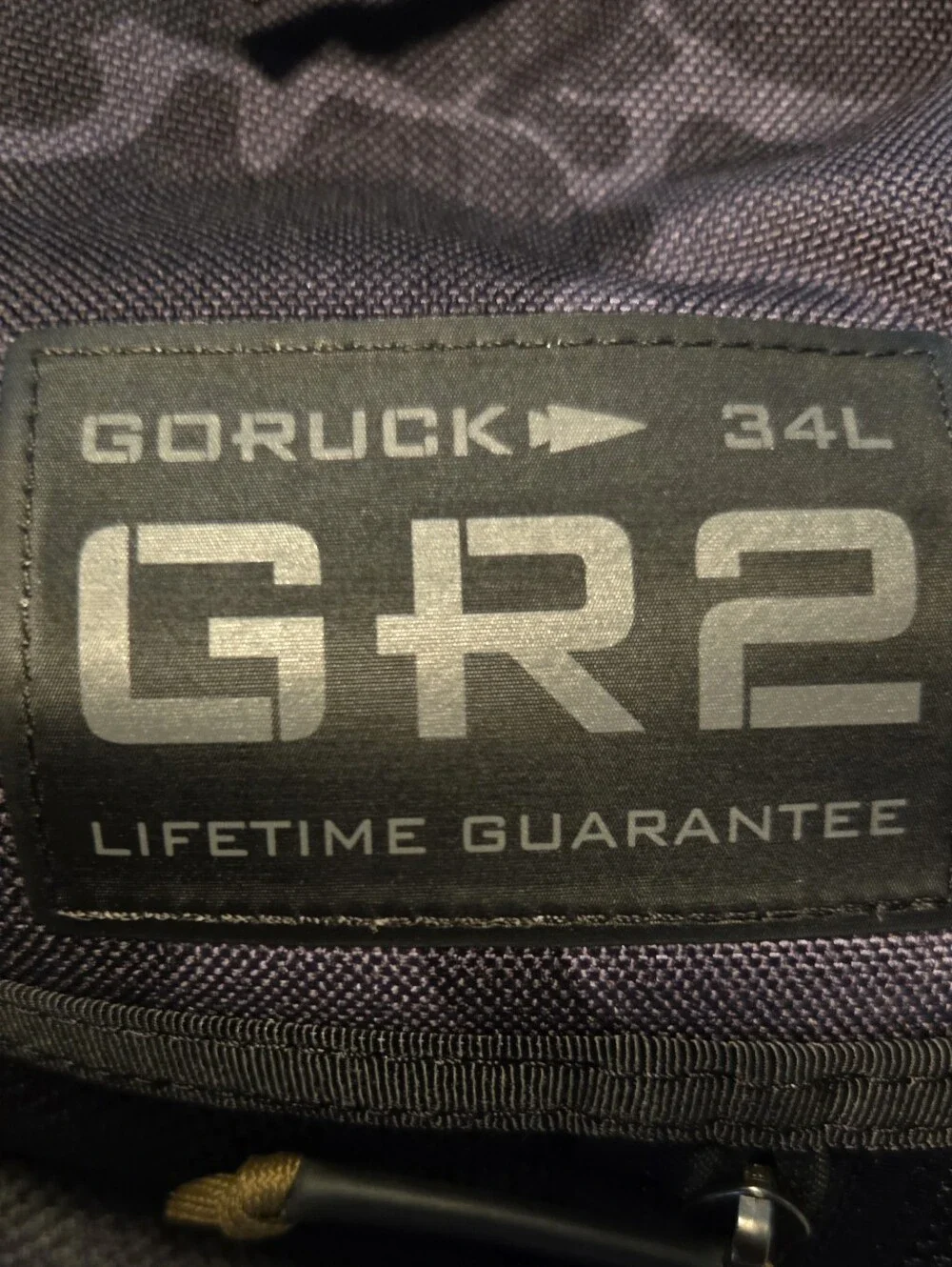 GoRuck GR2 - Black Frogskin (34L) - NWT